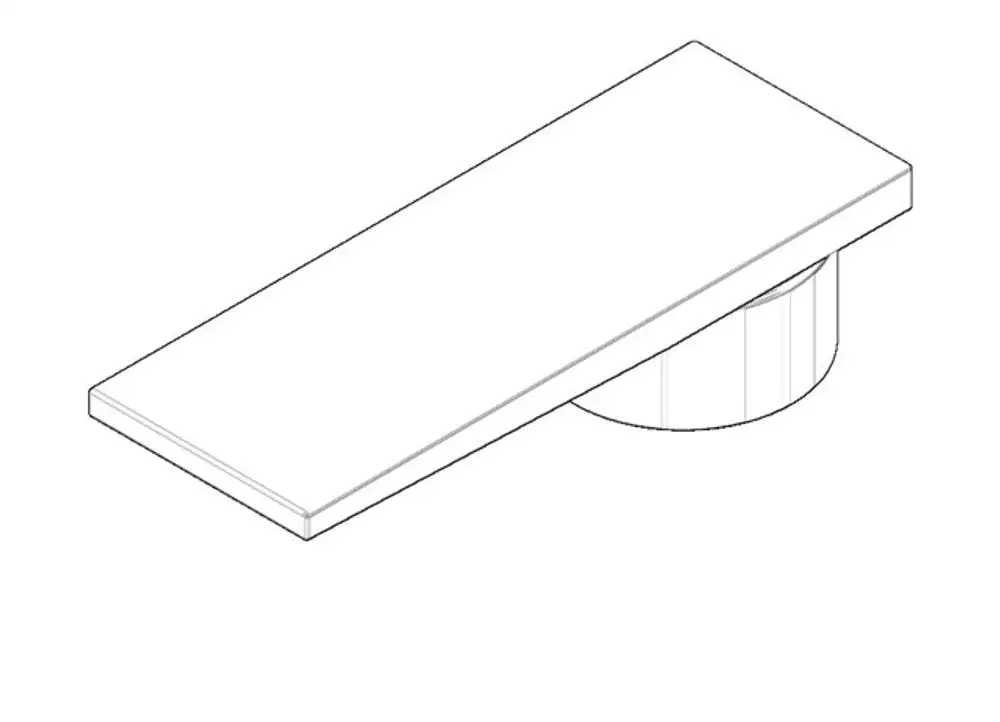 DORNBRACHT Griff für Pressure Balance Valve ERSATZTEILE 90207304200 35 x 35 x 125 mm Chrom, 90207304200-00 Galeriebild 1